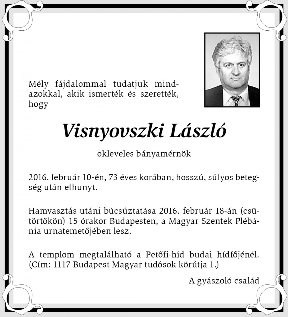 Visnyovszki László
