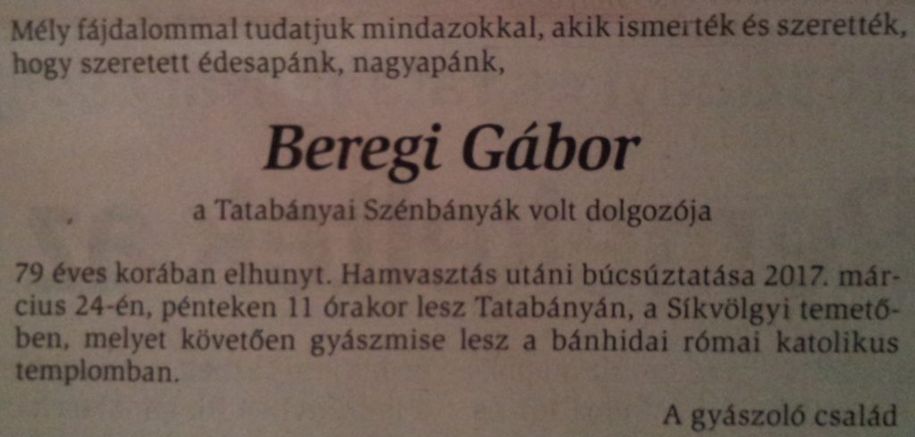 Beregi Gábor